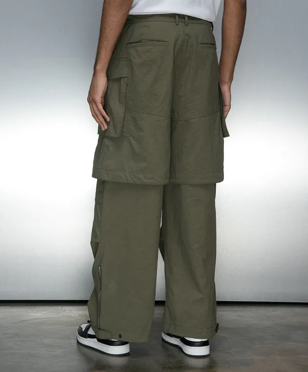 Juun.j Green cargo pants transformers