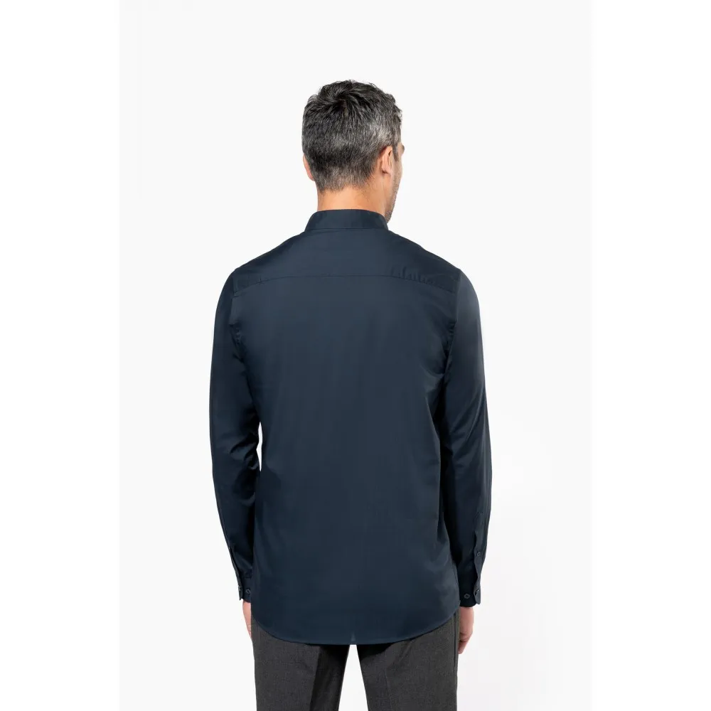 K515CAMISA CUELLO MAO MANGA LARGA HOMBRE