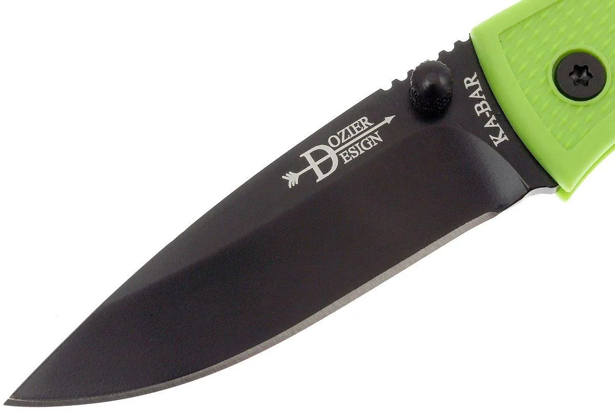 KABAR MINI DOZIER ZOMBIE GREEN 4072ZG