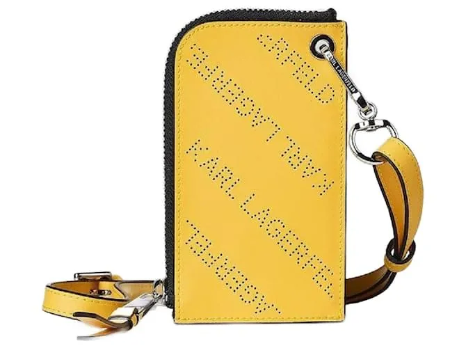 Karl Lagerfeld Monederos, carteras, casos Amarillo 