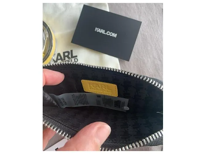 Karl Lagerfeld Monederos, carteras, casos Amarillo 