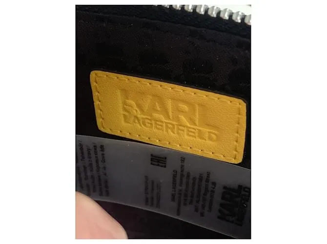 Karl Lagerfeld Monederos, carteras, casos Amarillo 