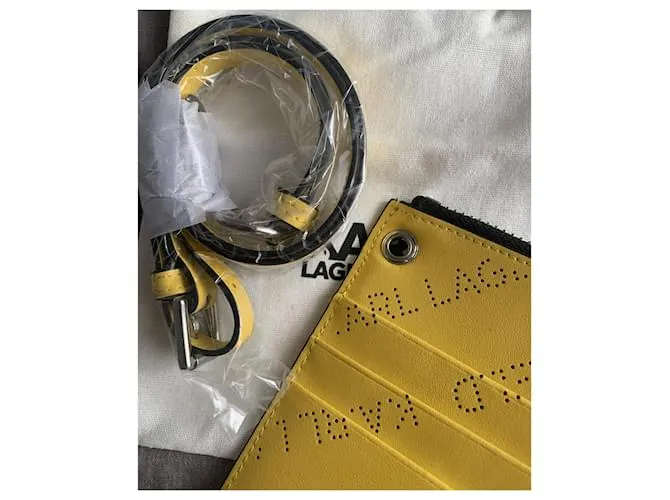 Karl Lagerfeld Monederos, carteras, casos Amarillo 