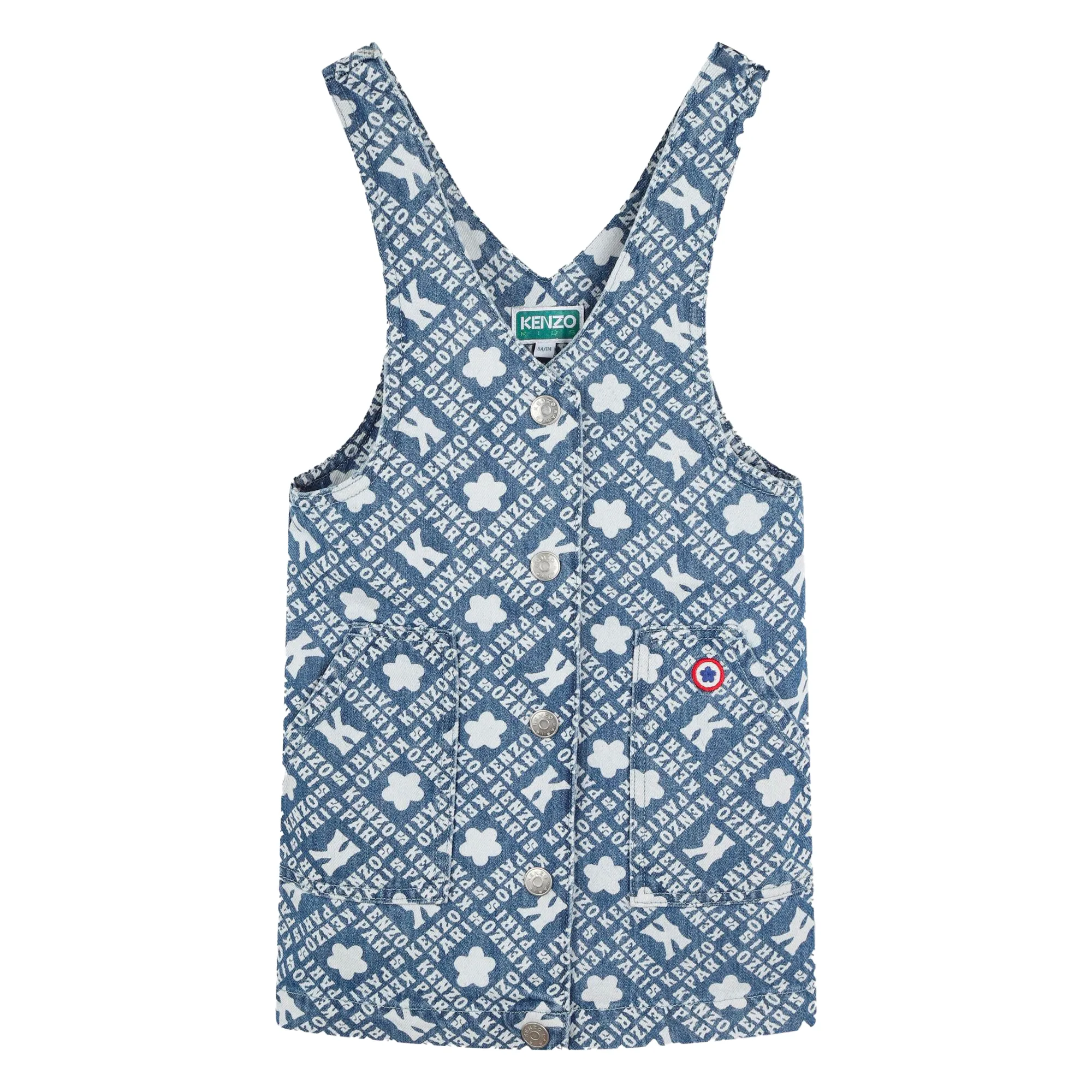 KENZO KIDS Pichi vaquero estampado