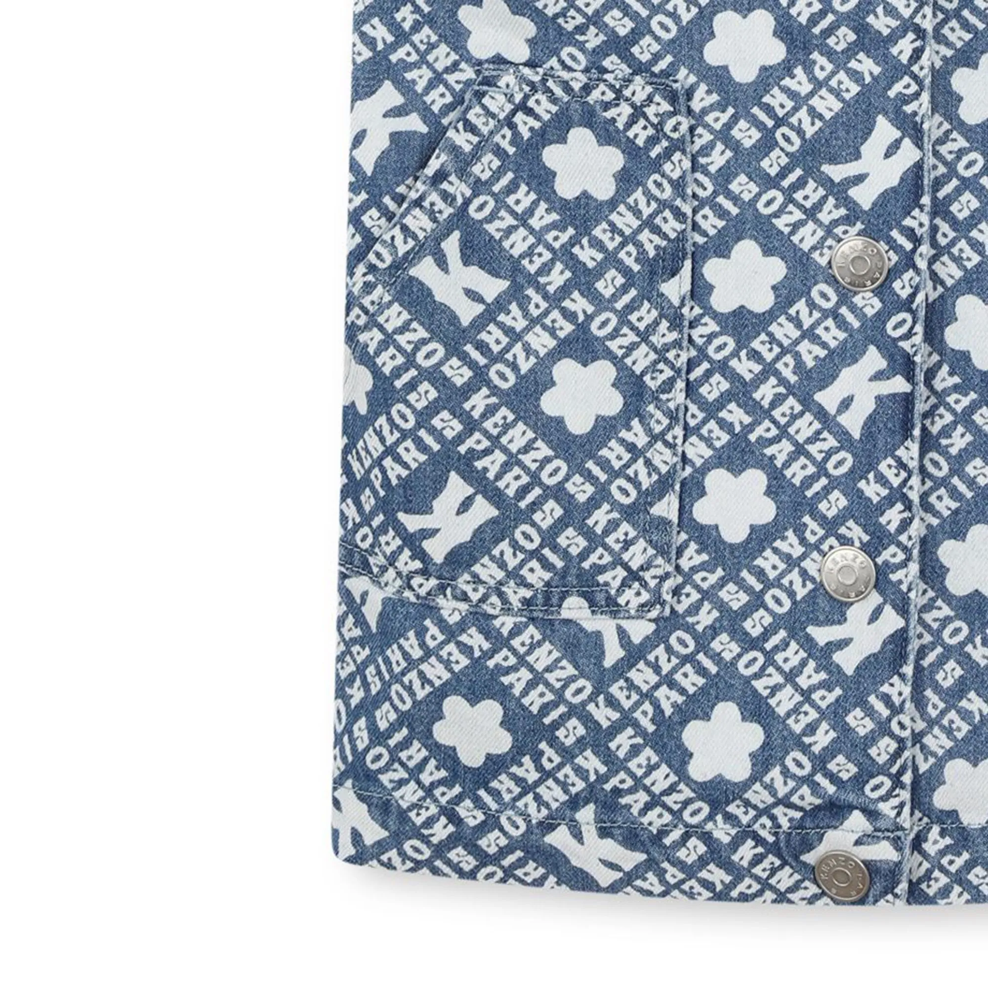 KENZO KIDS Pichi vaquero estampado