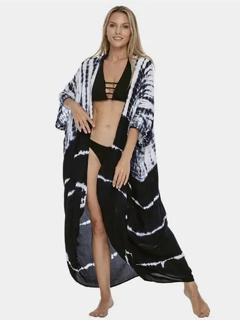 Kimono de Playa Cover Up Estampado