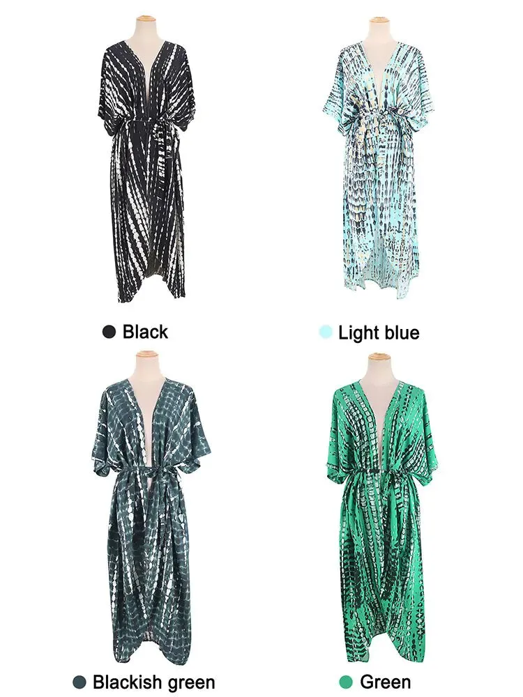 Kimono de Playa Cover Up Estampado