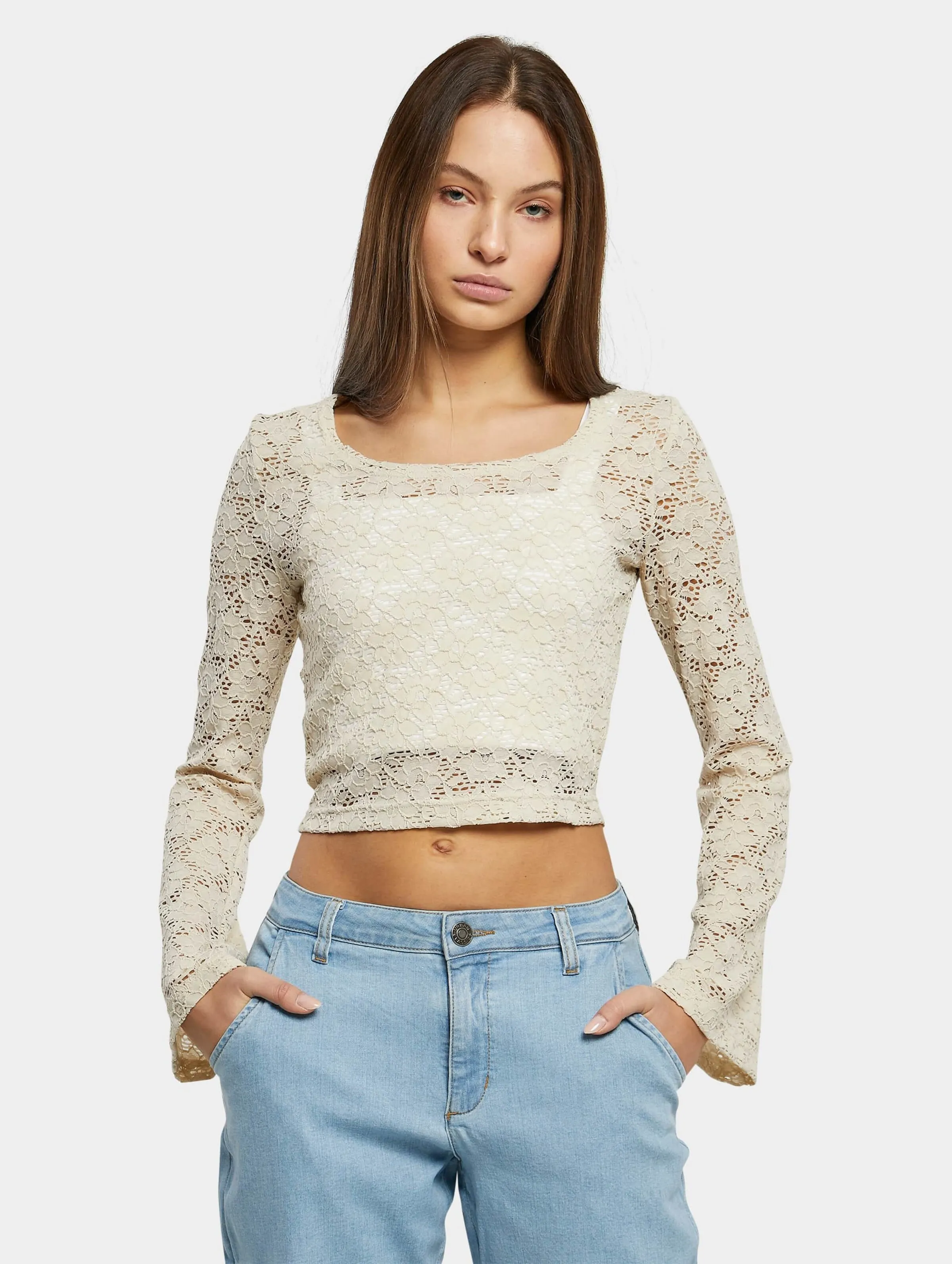 Ladies Cropped Lace