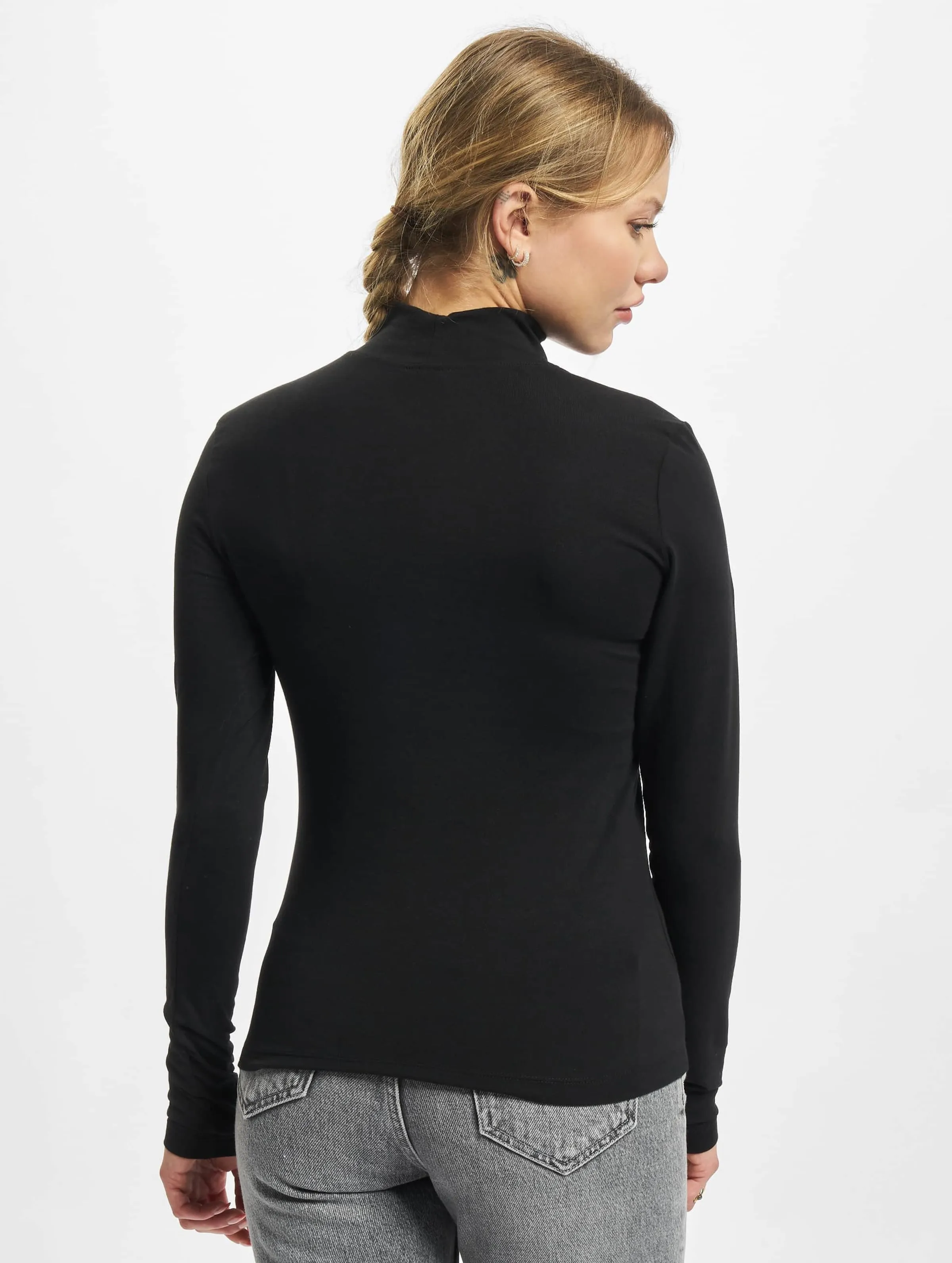 LADIES CUTOUT TURTLENECK 