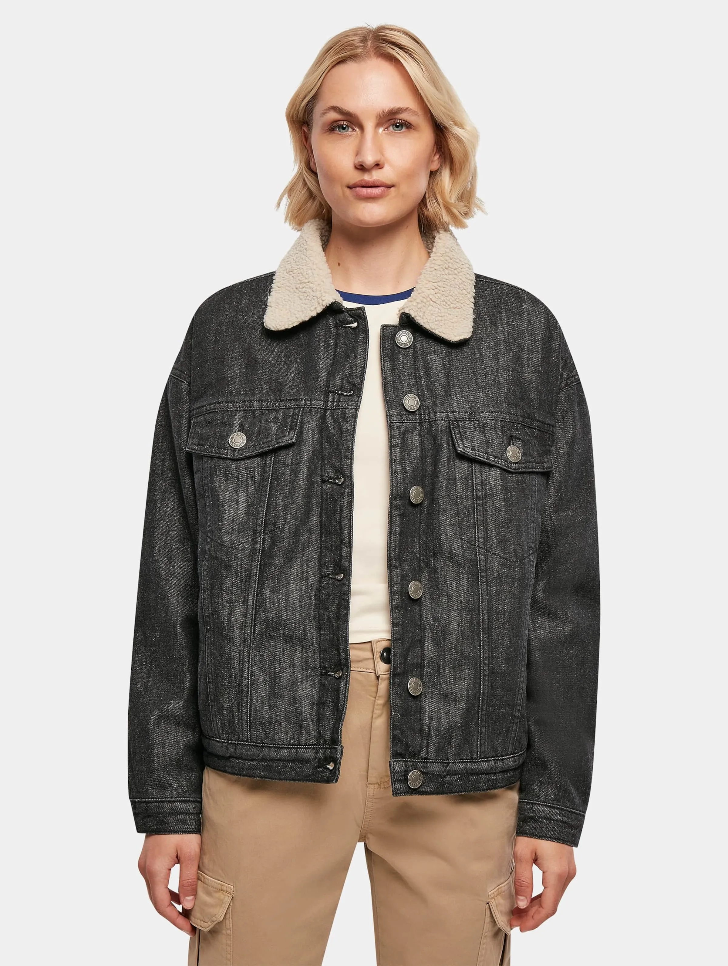 Ladies Oversized Sherpa
