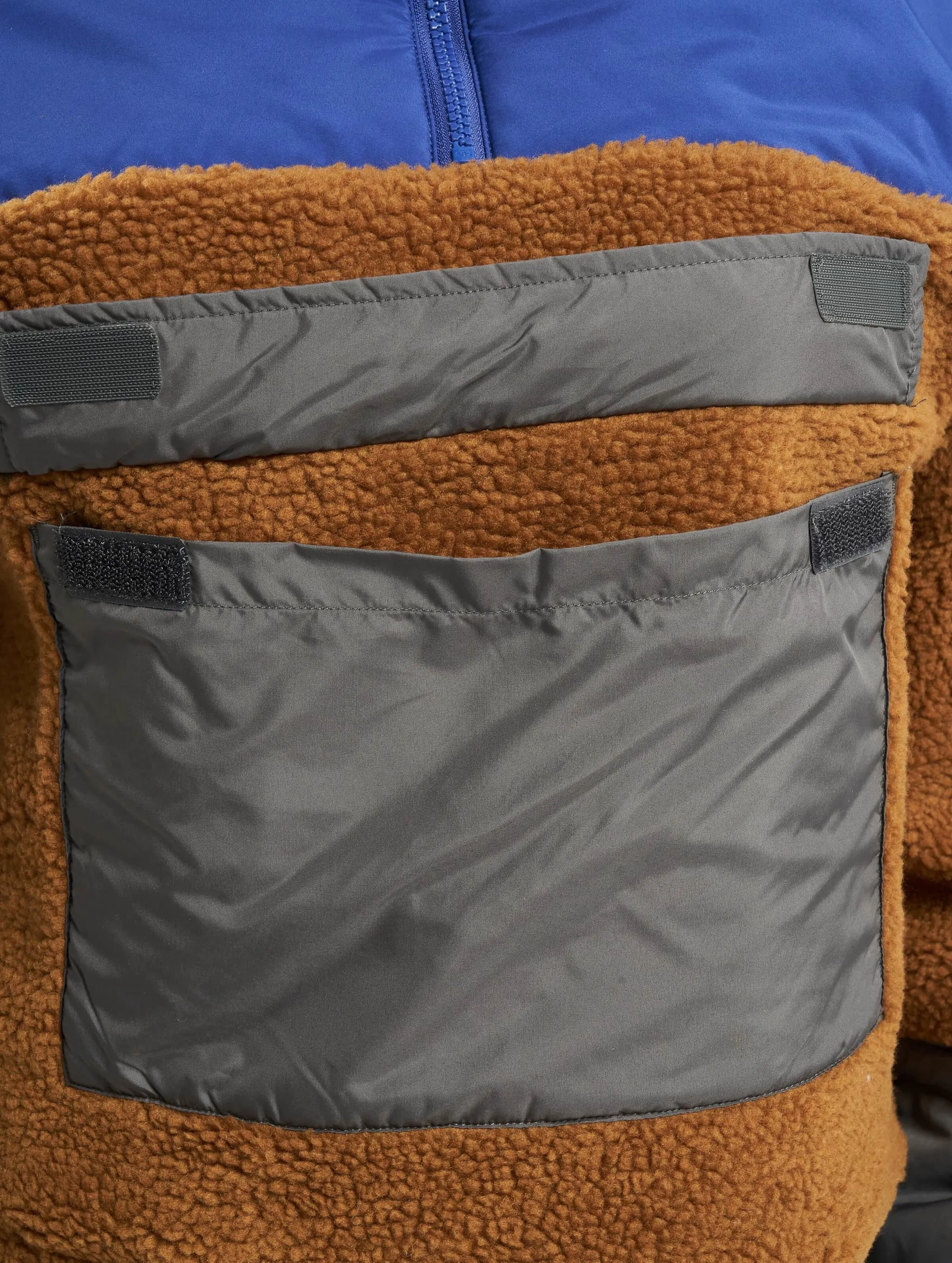 LADIES SHERPA 3TONE PULL OVER