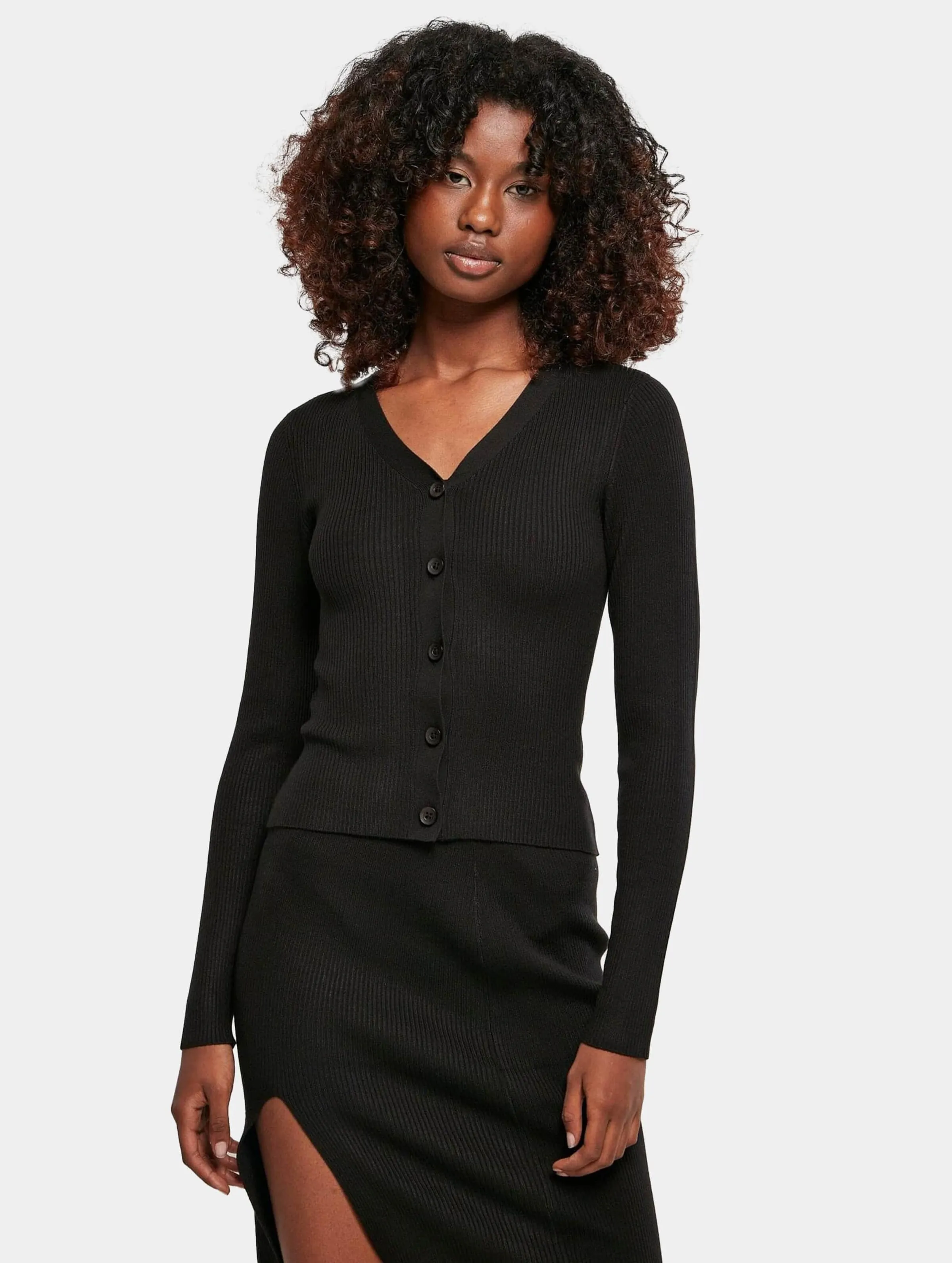 Ladies Short Rib Knit