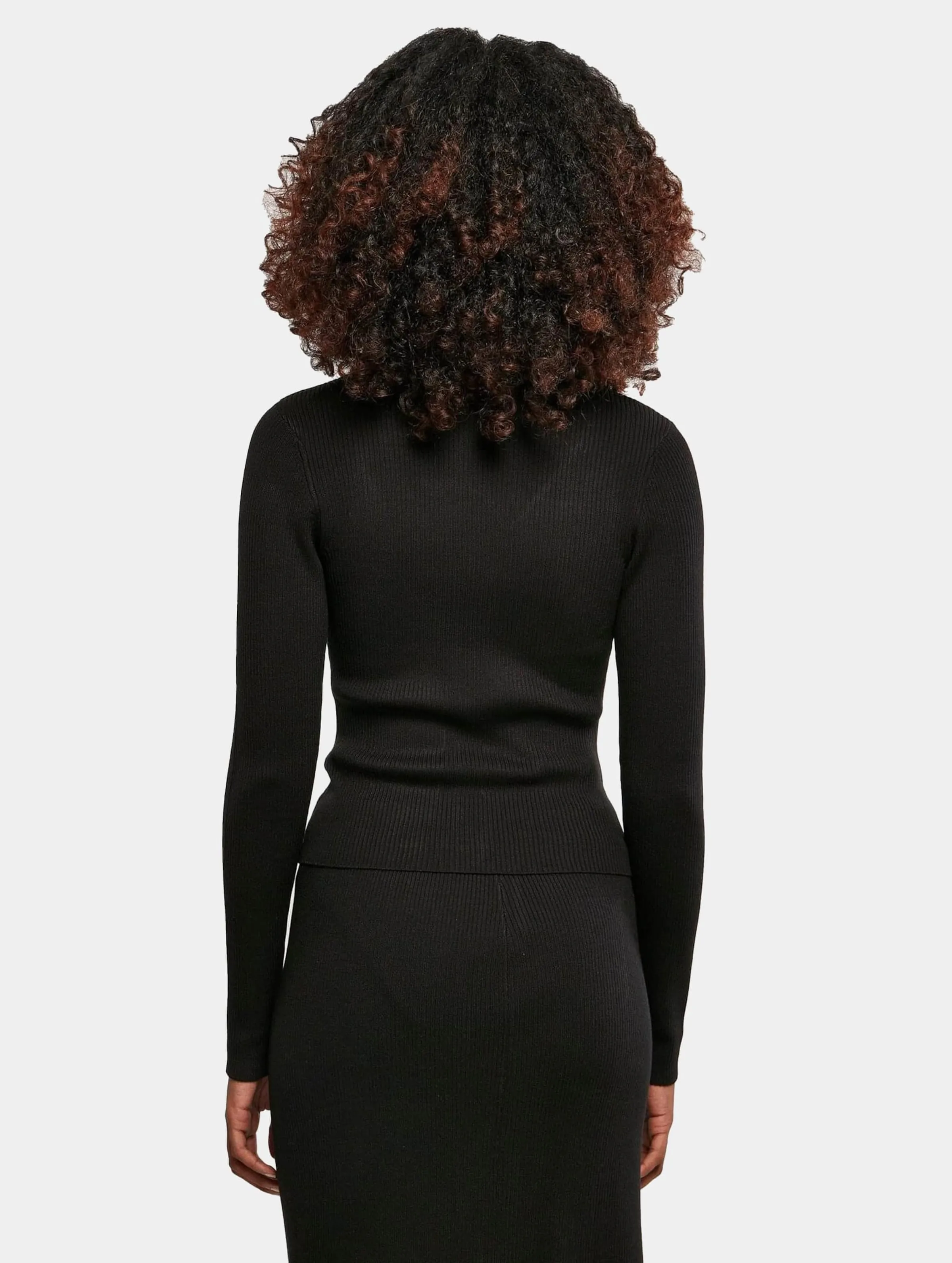 Ladies Short Rib Knit