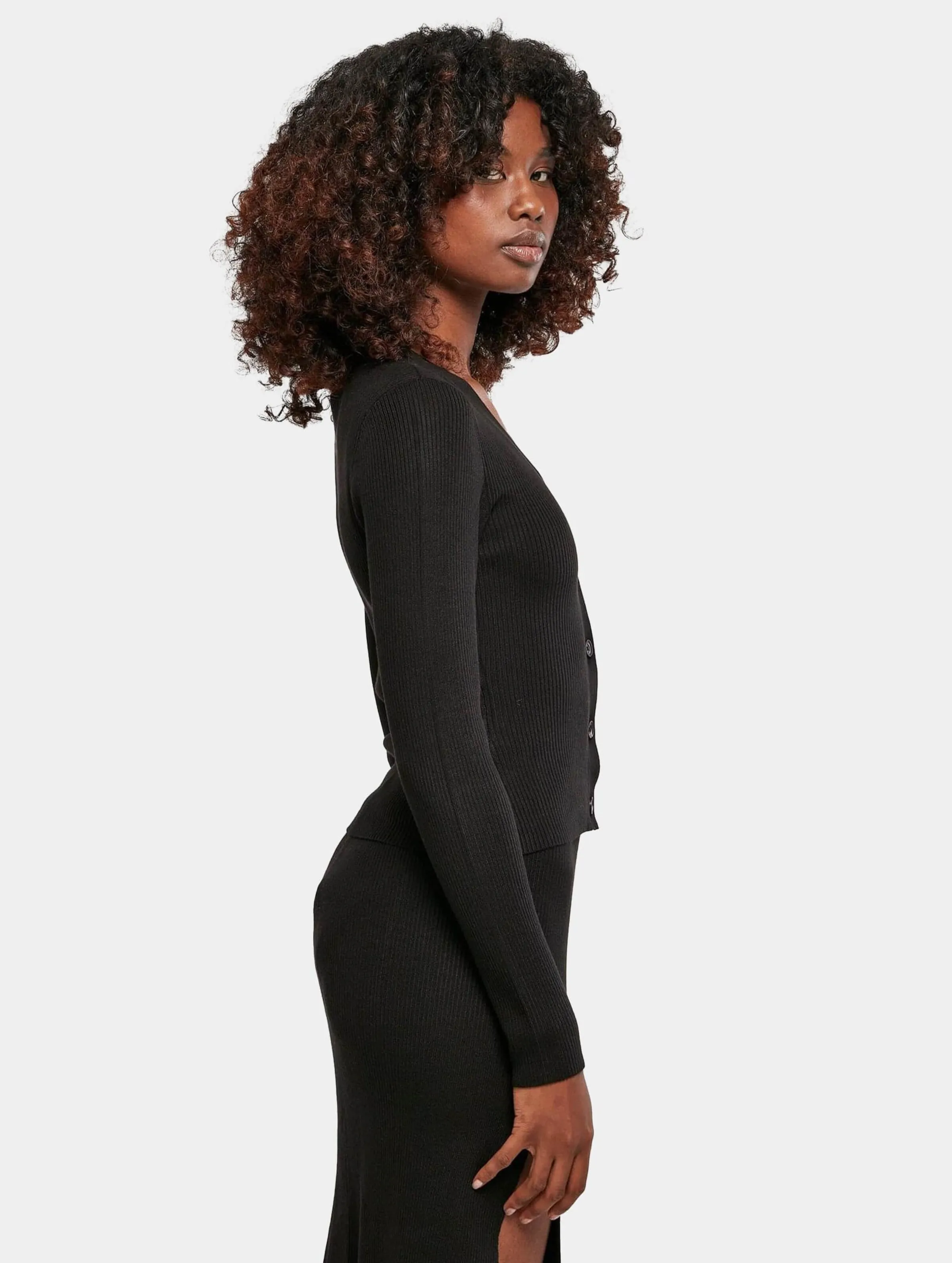 Ladies Short Rib Knit