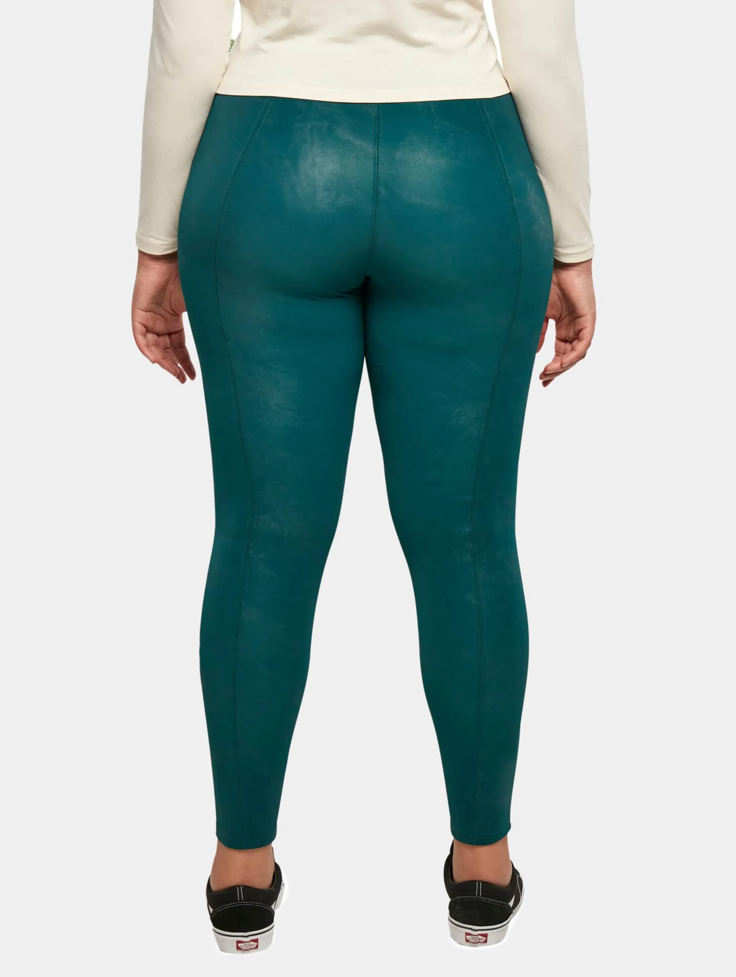 Ladies Washed Faux Leather
