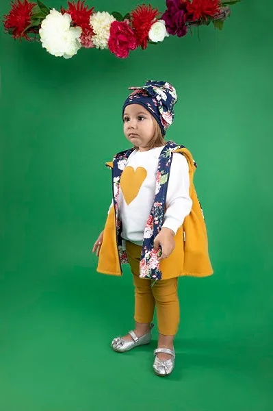 Legging mostaza de niña colección Lili