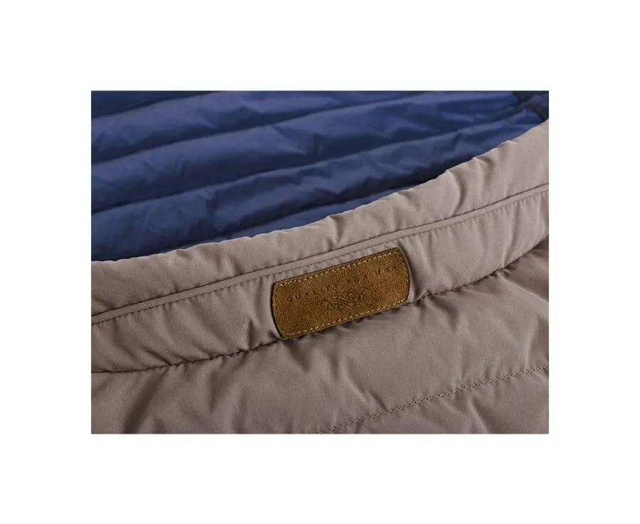 LIGHT BROWN DOWN GILET  NIELS II