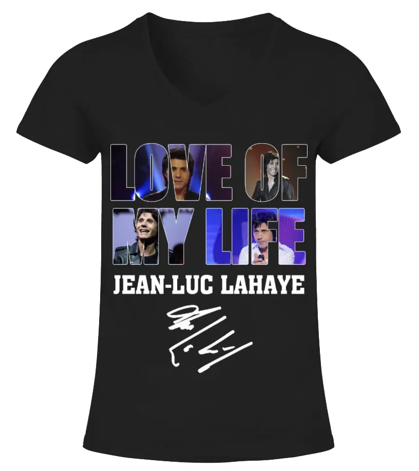 LOVE OF MY LIFE  JEANLUC LAHAYE CAMISETA CUELLO PICO MUJER