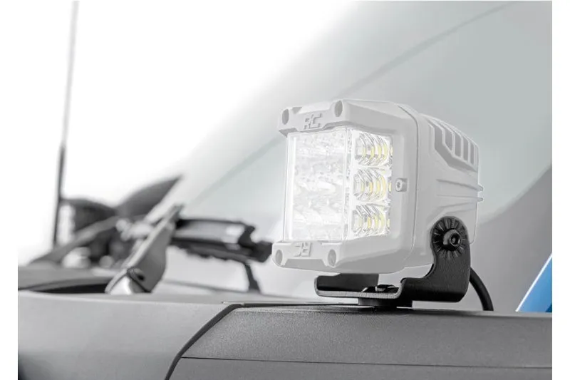Luces LED ámbar cuadradas de 2