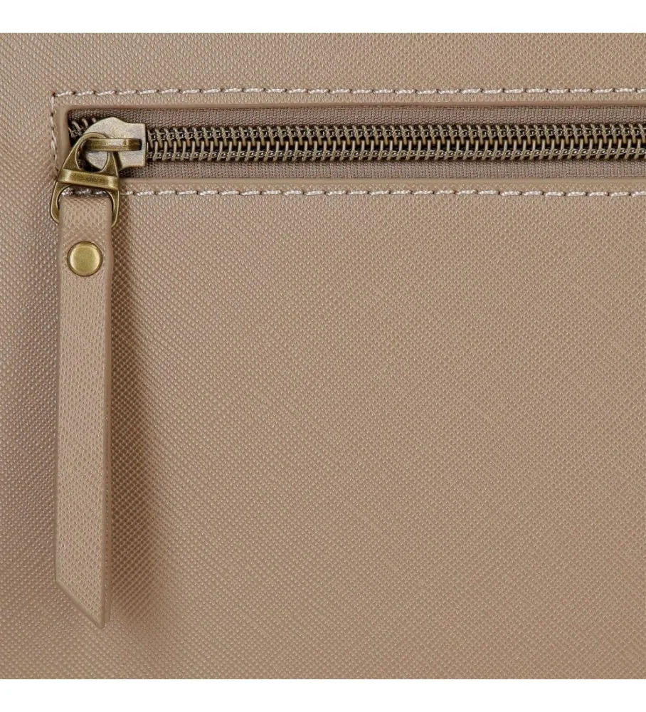 Maletín portaordenador El Potro Lana Beige