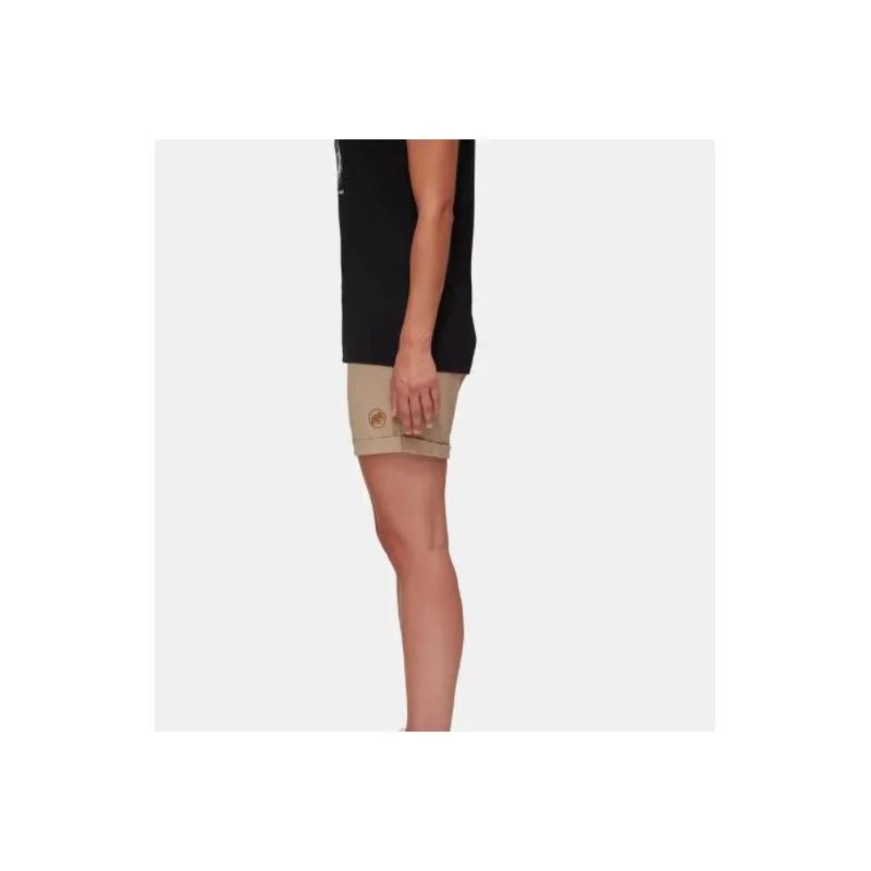 Mammut Runbold Roll Cuff (safari) Pantalones cortos de senderismo para mujer