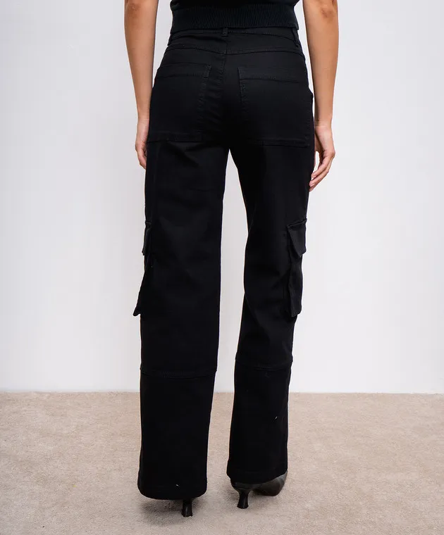 Max & Co CREGIO black cargo pants