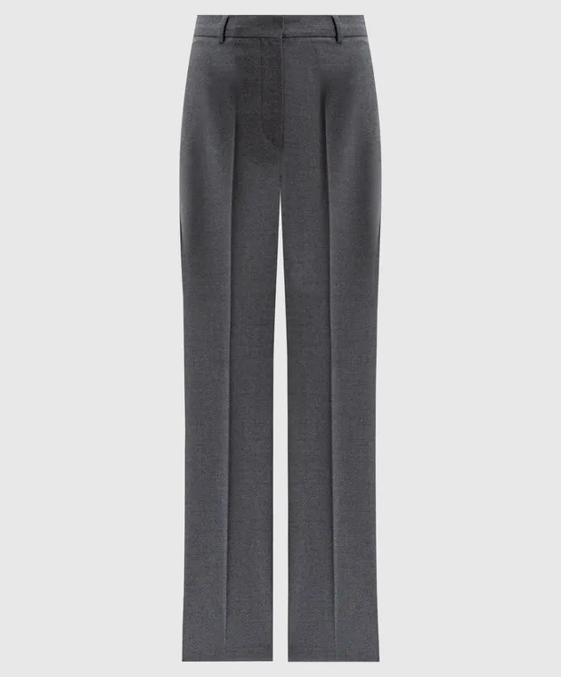 Max Mara Sportmax MORA gray wool pants