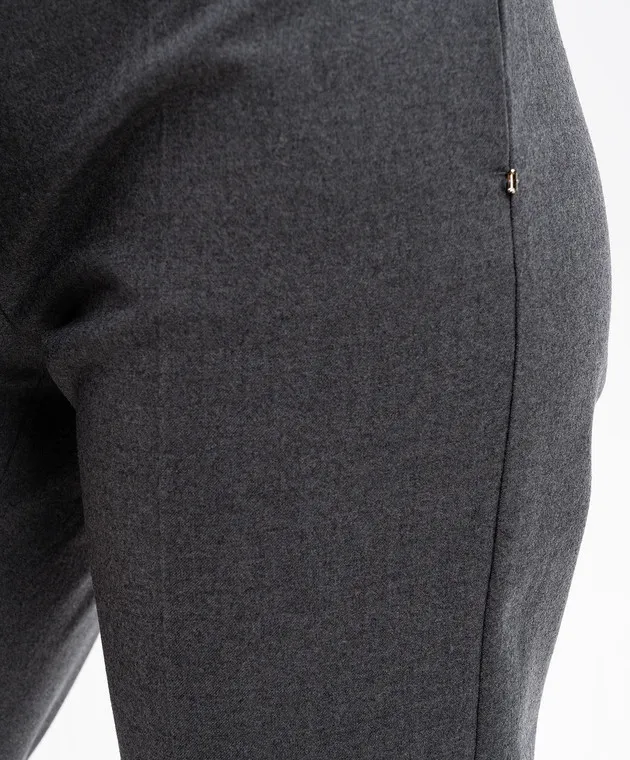 Max Mara Sportmax MORA gray wool pants