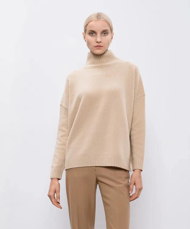 Max Mara Weekend BORGIA beige wool sweater