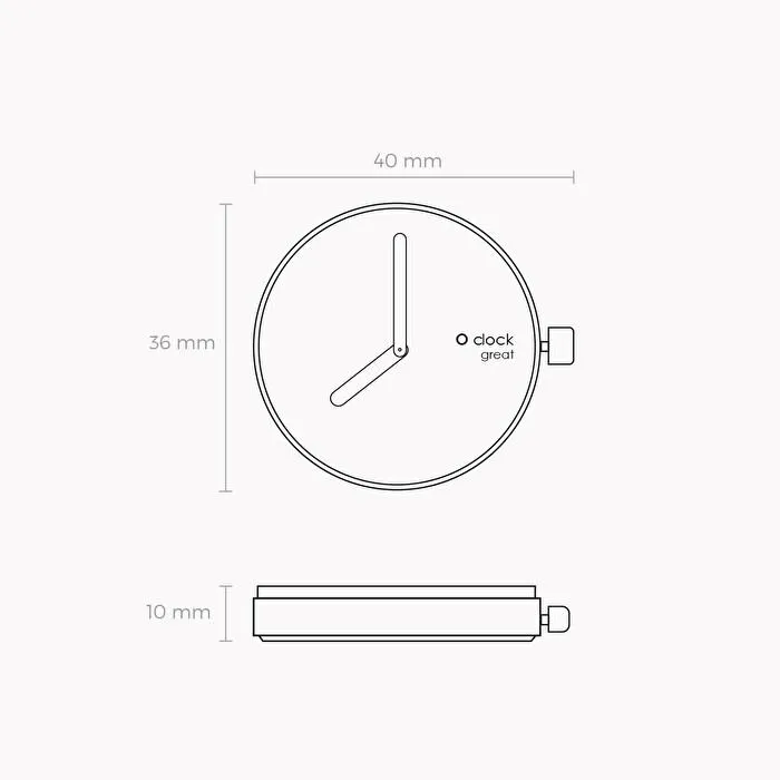 Mecanismo racing verde O clock great