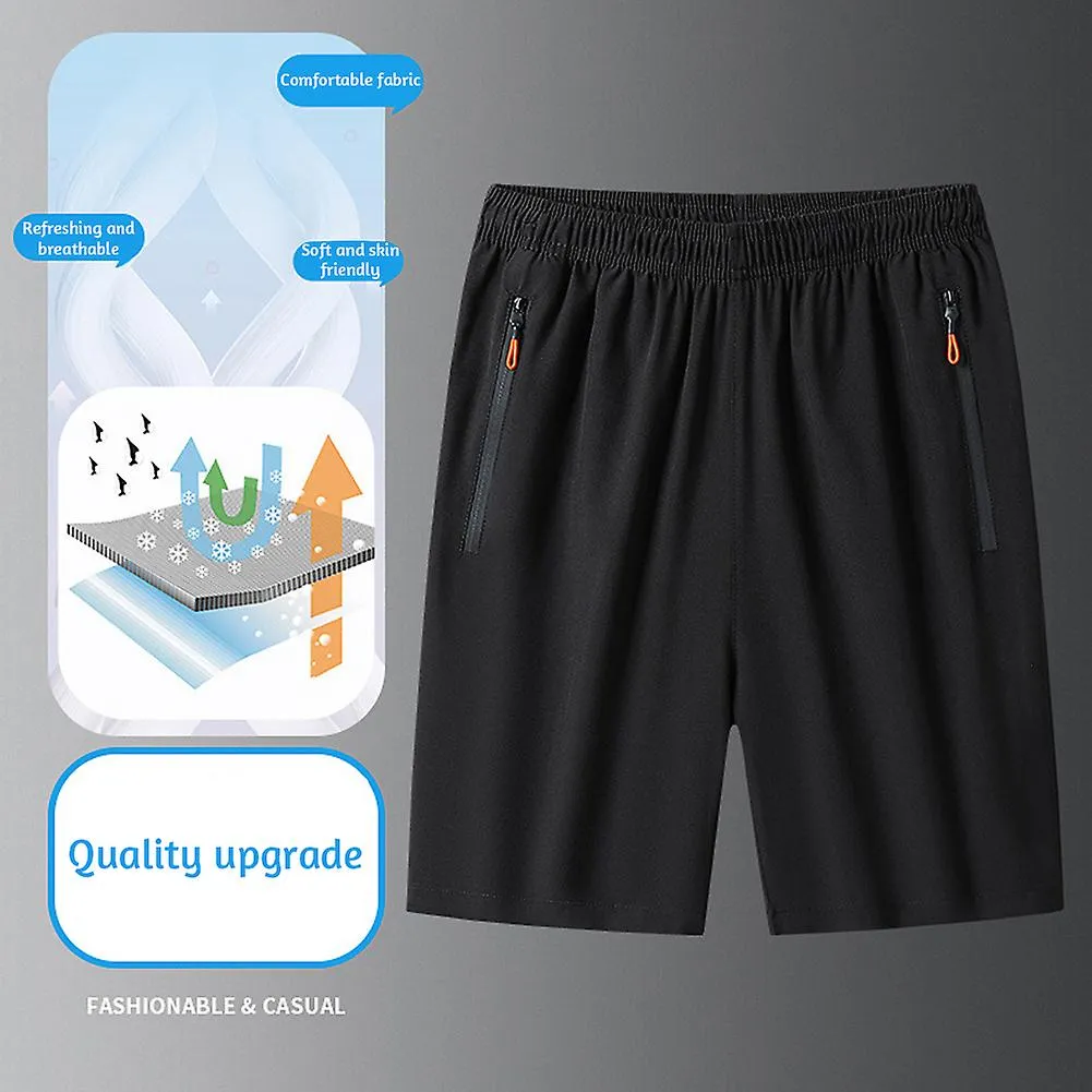 MEN'S QUICKDRY SHORTS PANTS WITH POCKETS SOFT WASHABLE COMFORTABLE PANTS FOR WORKOUT CYCLING