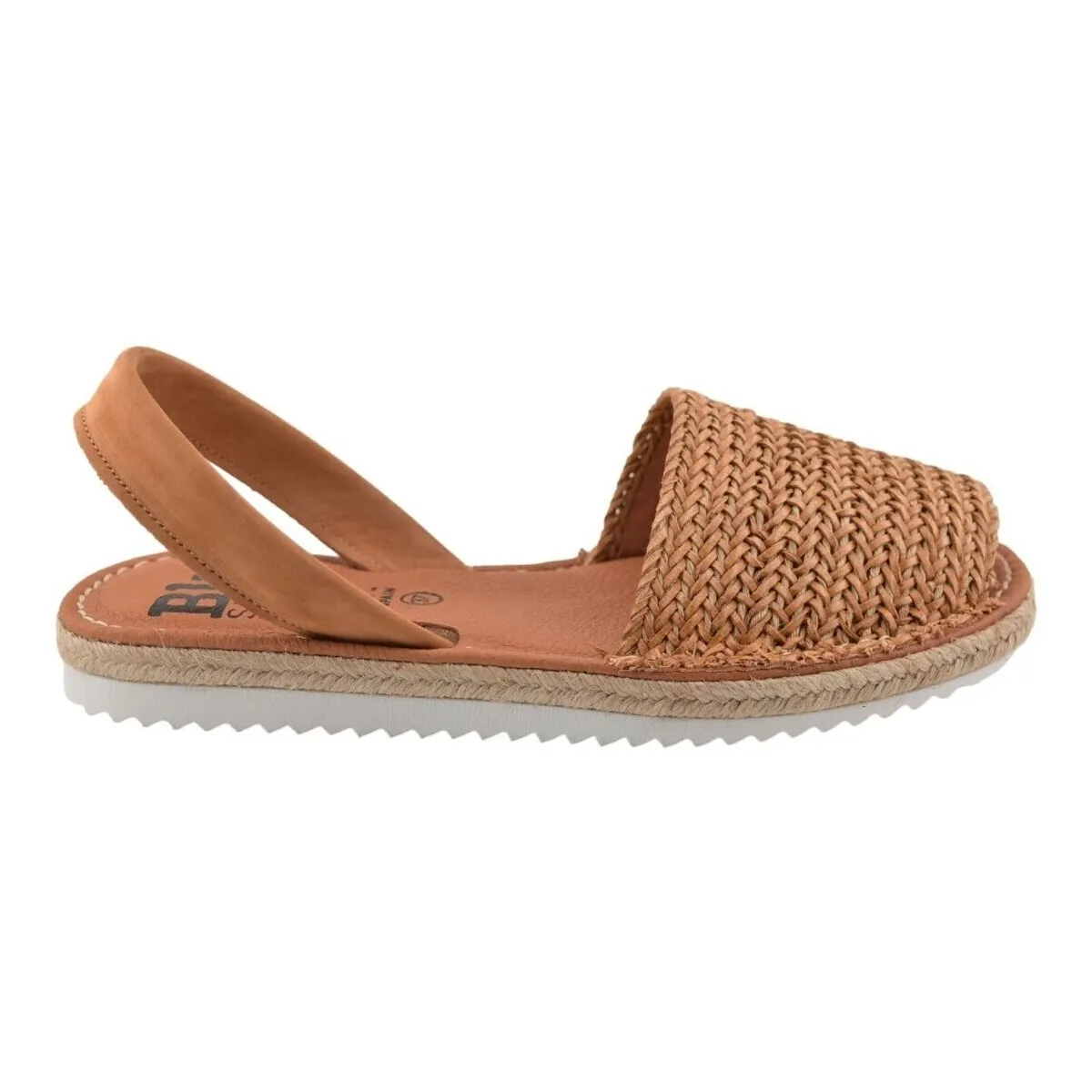Menorquinas acolchadas cuero con plataforma by