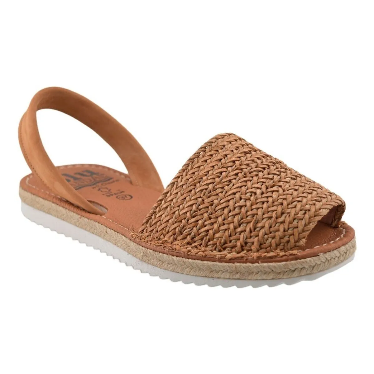 Menorquinas acolchadas cuero con plataforma by