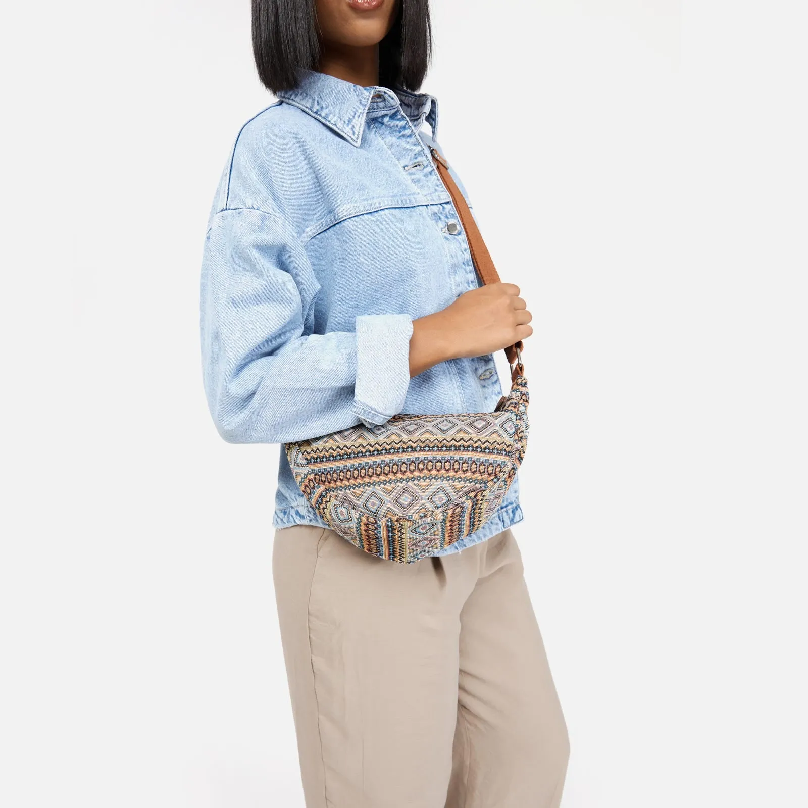 Misi rionera con estampado jacquard