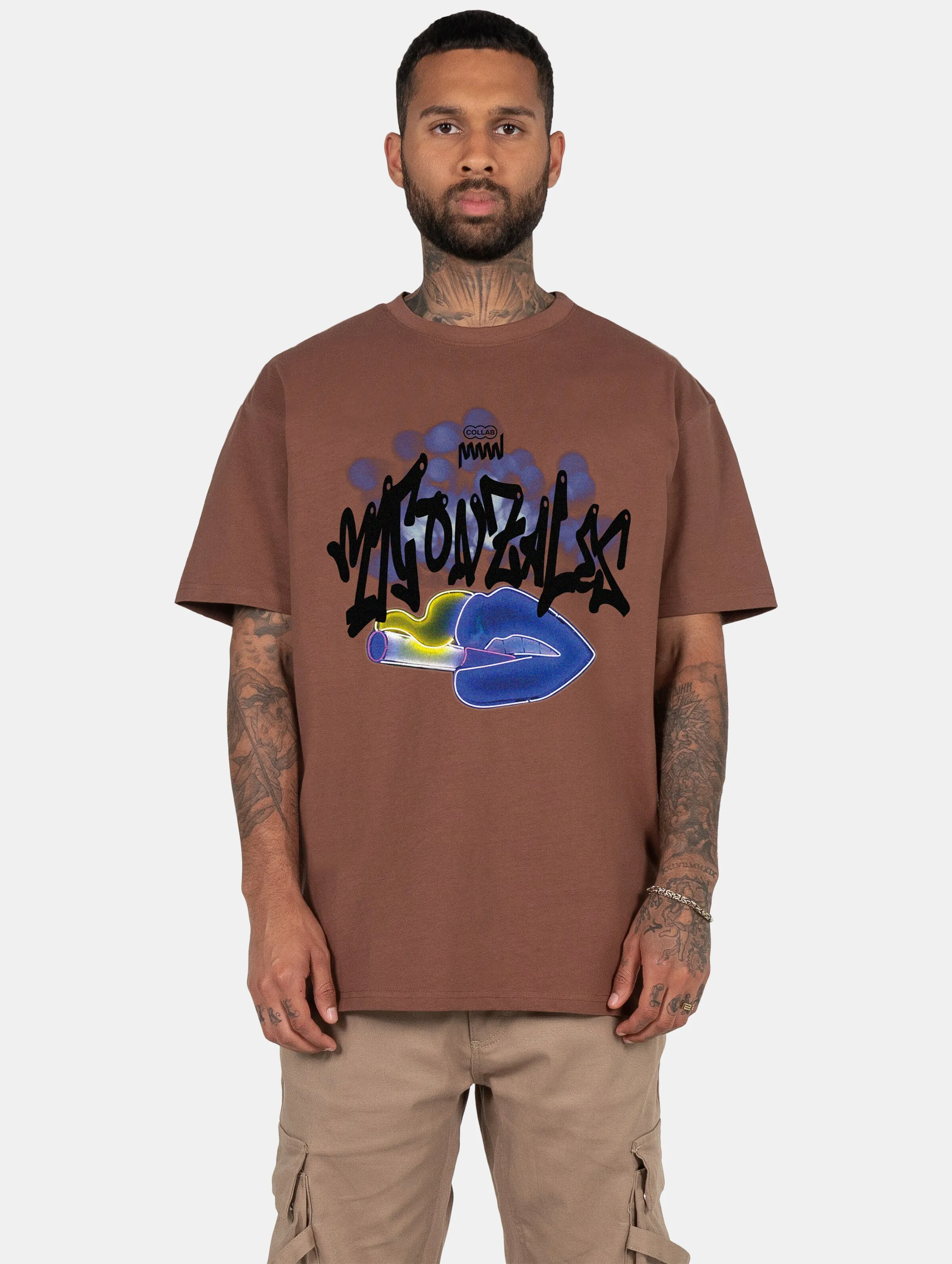 MJ Gonzales Kiss x Heavy Oversized Tee