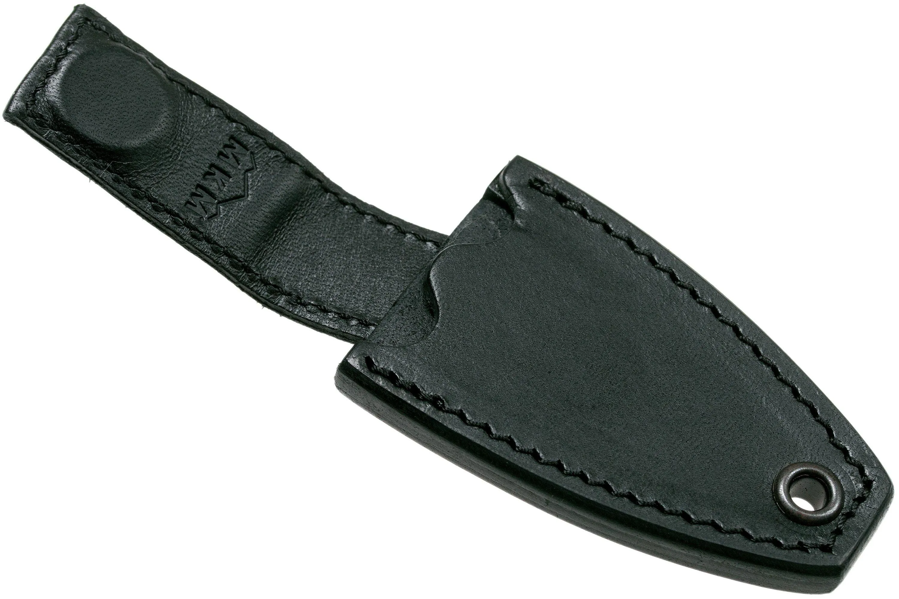 MKM Mikro 2 Wharncliffe, Stonewashed Carbon Fibre cuchillo de cuello, Jesper Voxnaes design