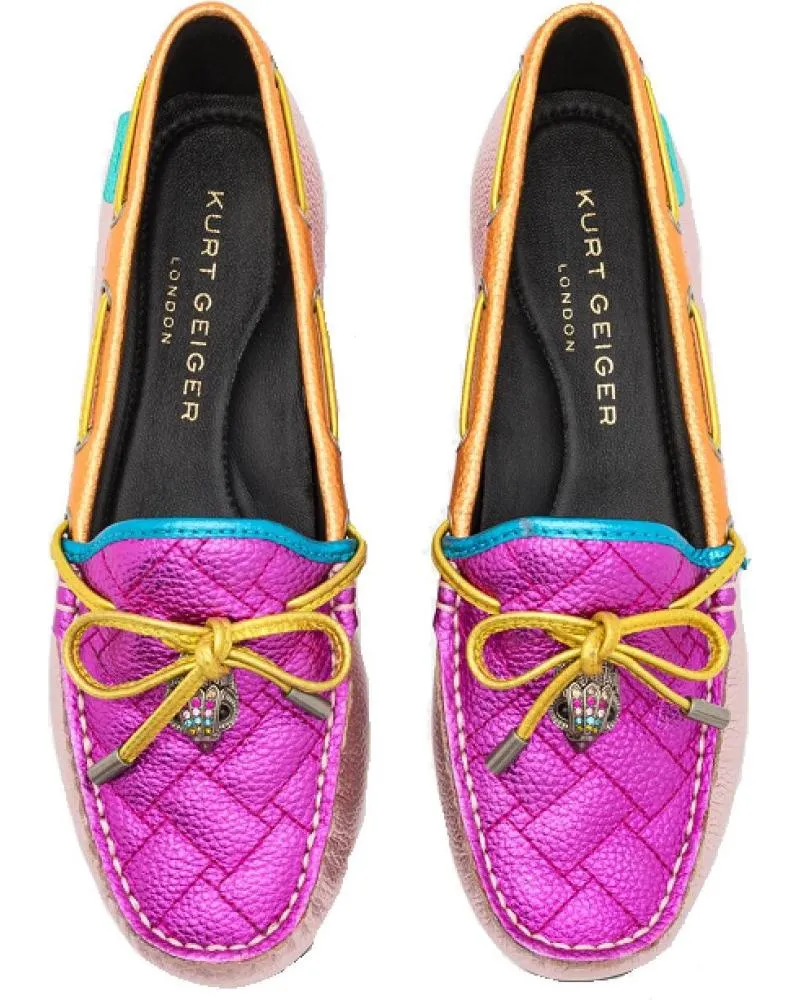 MOCASINES DE MUJER KURT GEIGER LONDON KURT GEIGER 225EAGLE MOCCASIN 9790857109 MULTICOLOR VARIOS COLORES