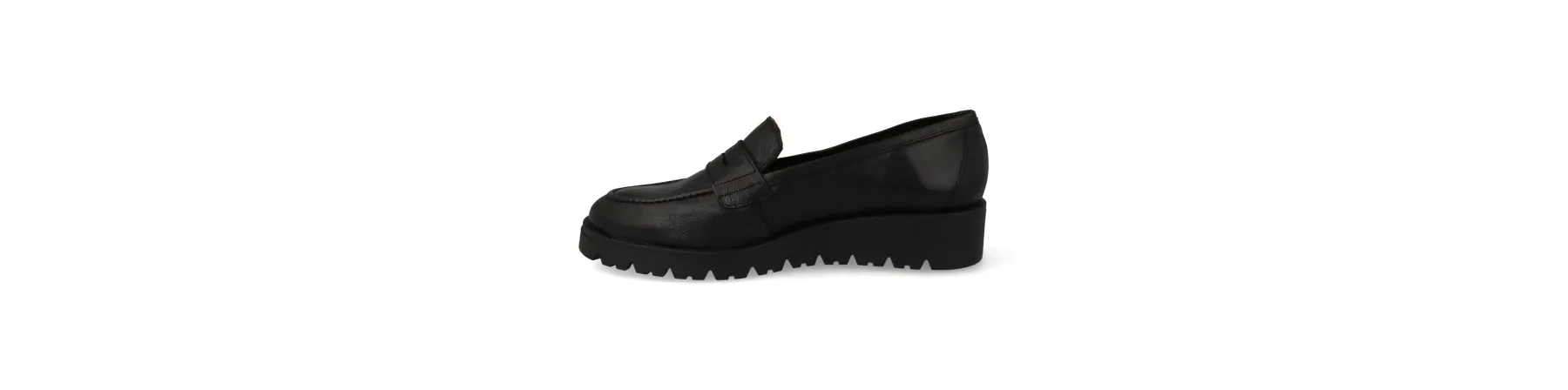 MOCASINES PLATAFORMA MUJER NEGROS MOD. VIVALDI