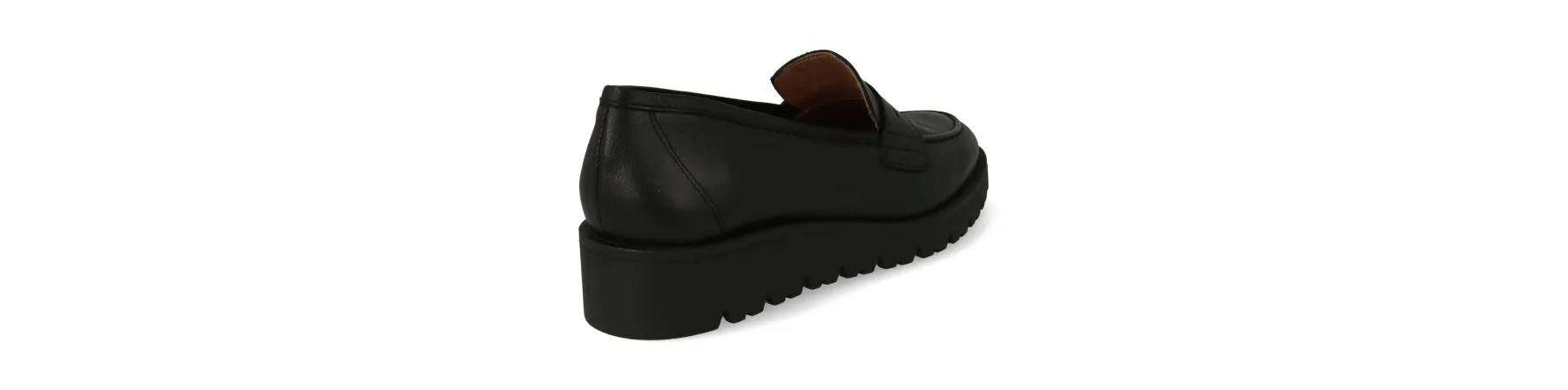 MOCASINES PLATAFORMA MUJER NEGROS MOD. VIVALDI