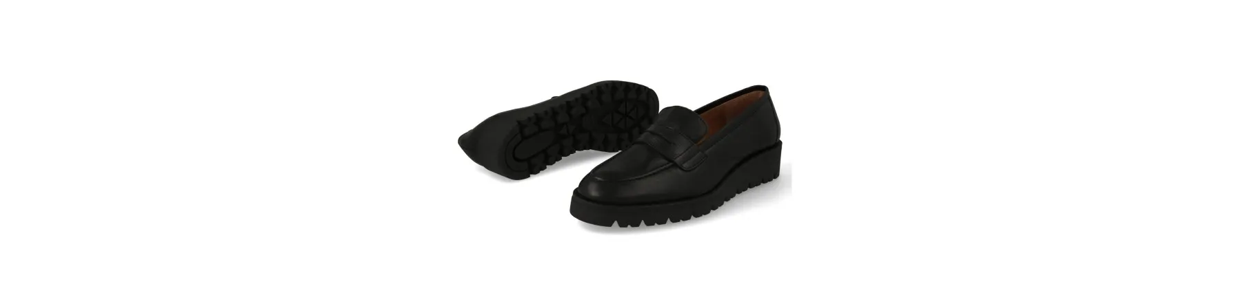 MOCASINES PLATAFORMA MUJER NEGROS MOD. VIVALDI