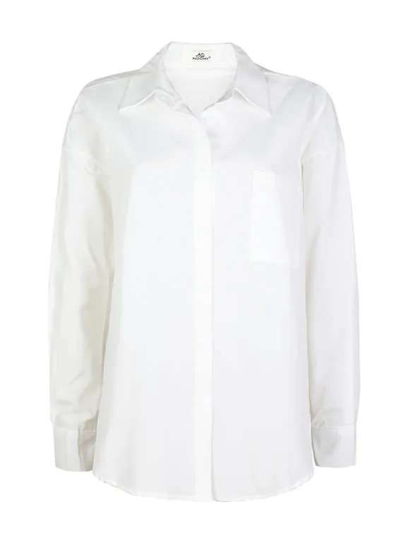 Mochy Maxicamisa oversize de mujer en algodón