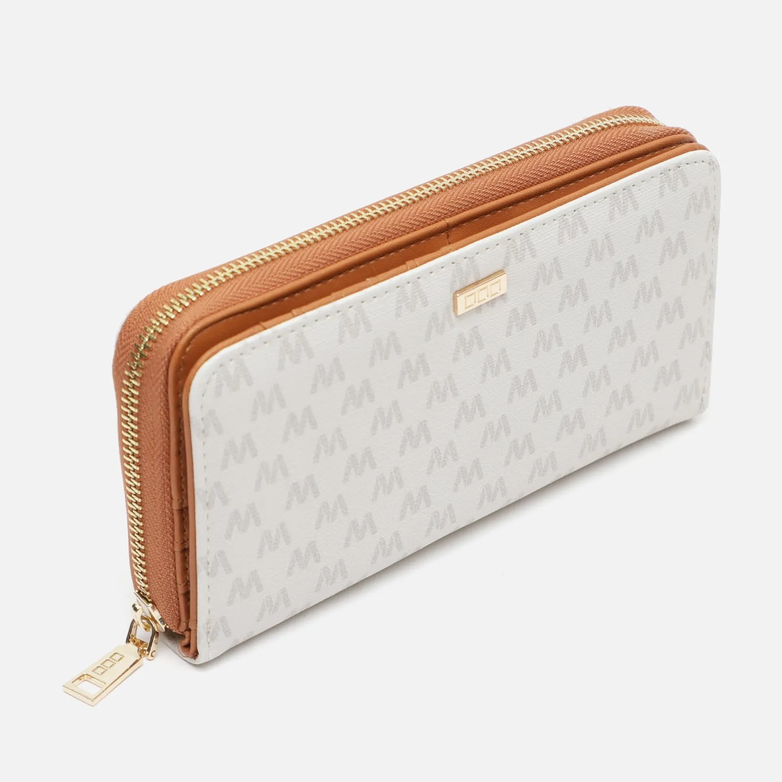 Monogram monedero grande con estampado monogram