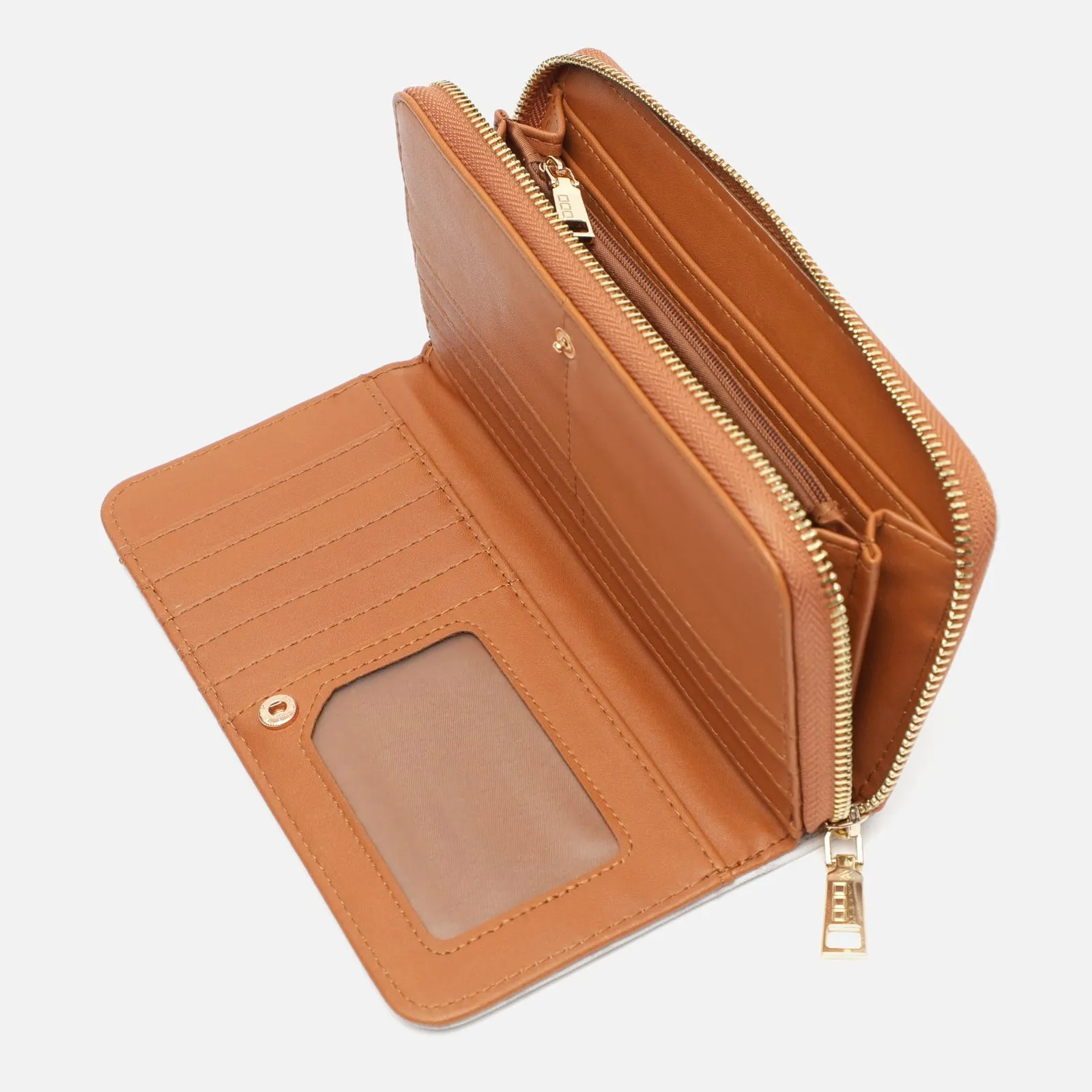 Monogram monedero grande con estampado monogram