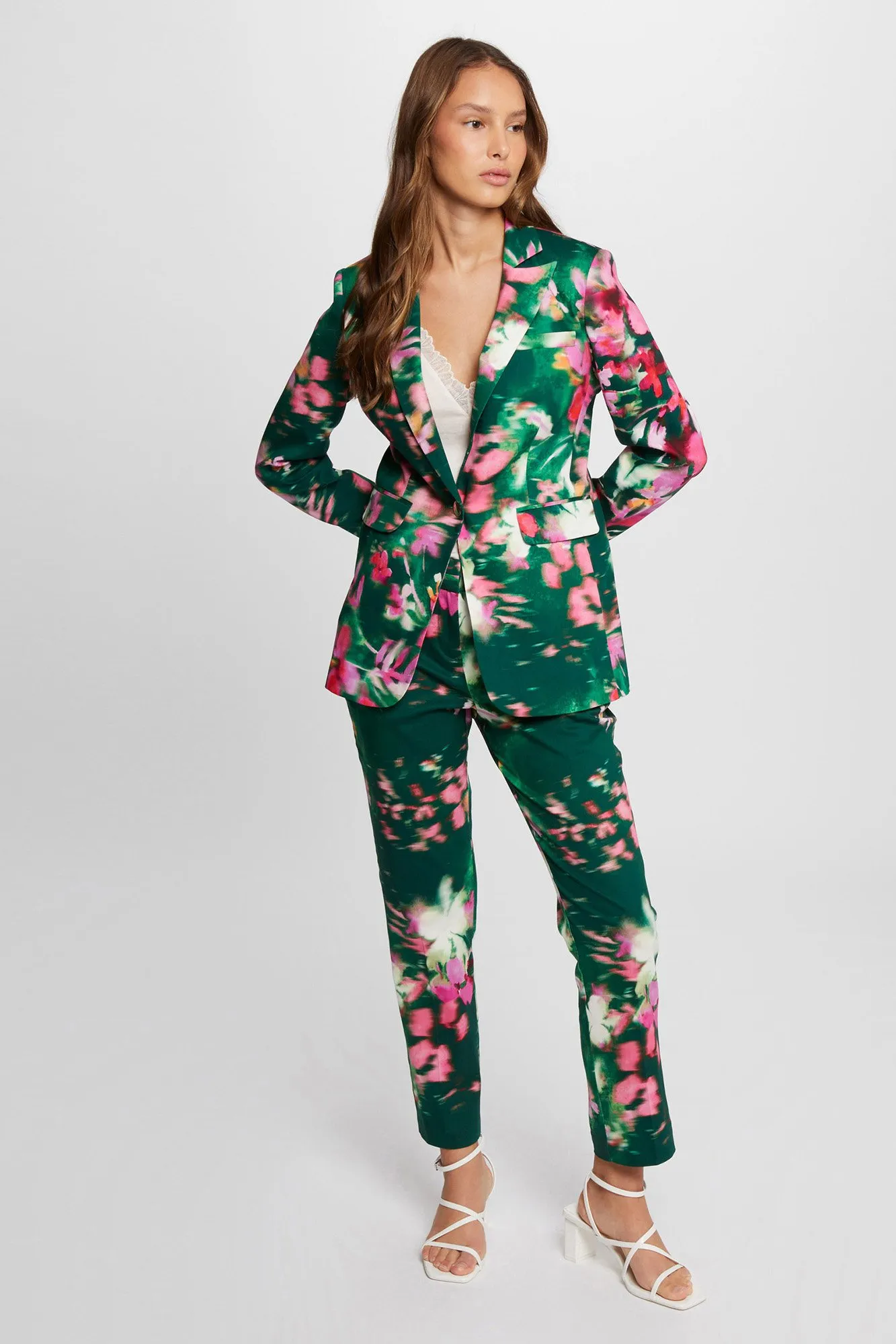 Morgan Pantalón ajustado estampado
