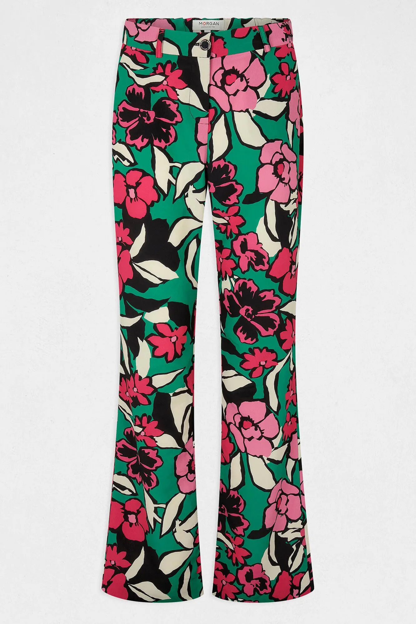 Morgan Pantalón recto estampado floral