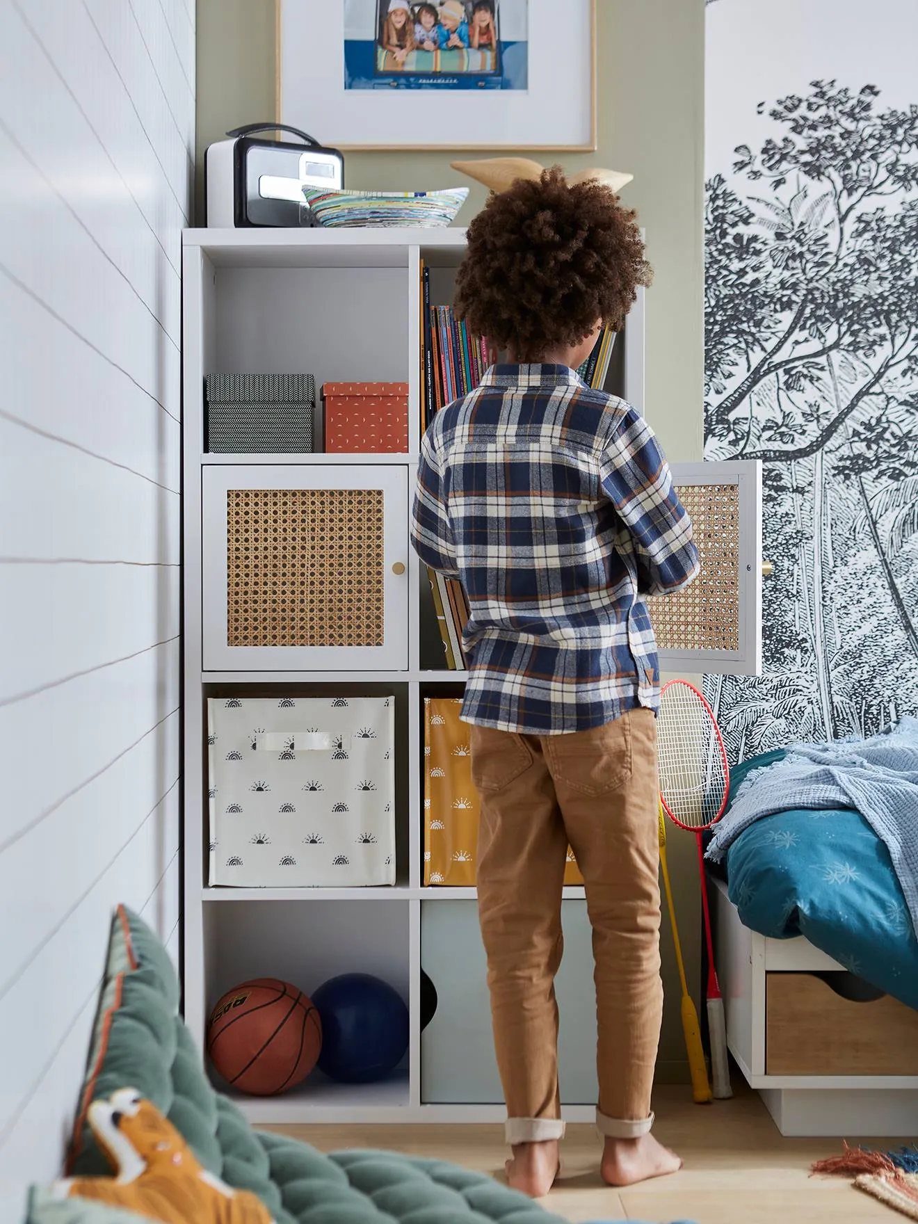 Mueble para organización 8 compartimentos