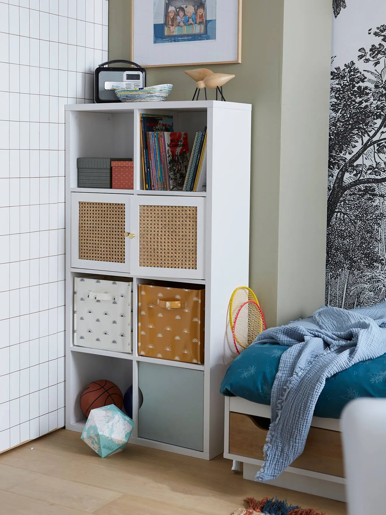 Mueble para organización 8 compartimentos