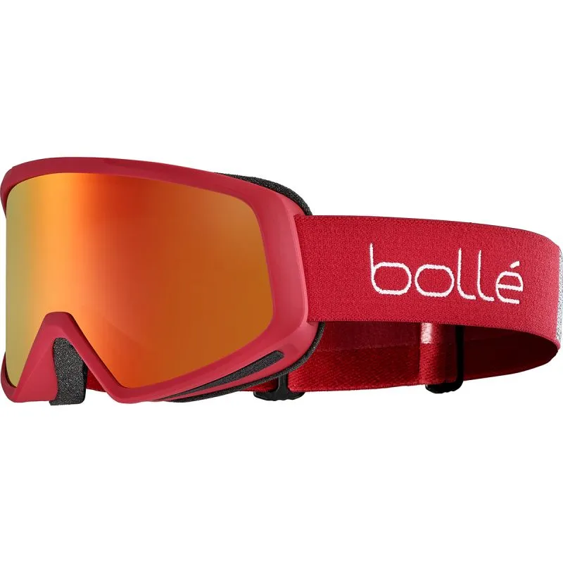 MáSCARA DE ESQUí BOLLé BEDROCK PLUS (CARMINE RED  SUNRISE) CAT. 2