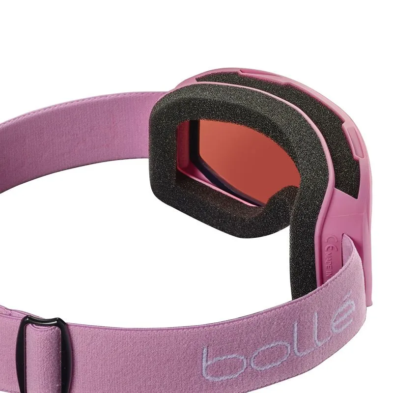 MáSCARA DE ESQUí BOLLé INUK (NEGRO MENTA MATE ROSADO BRONCE) NIñOS  CAT. 3