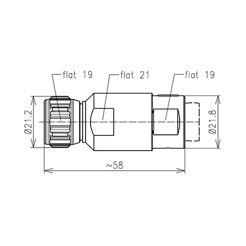 N CONECTOR MACHO LF 1/2"50 CAF® PLAST2000